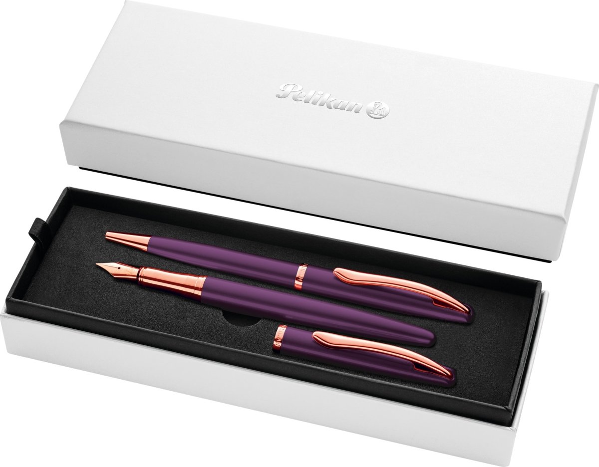 Pelikan Noble Elegance Sæt, Fyl/Kug, viola