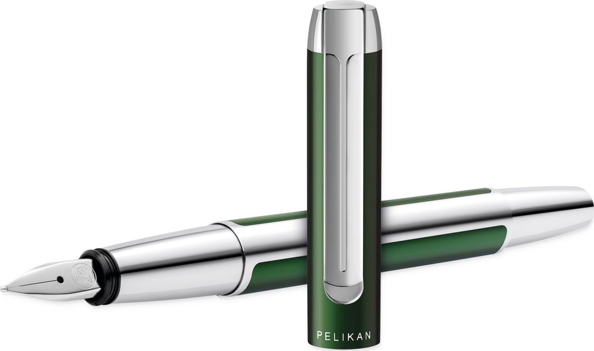 Pelikan Pura Fyldepen, F, deep green