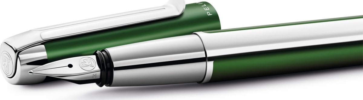 Pelikan Pura Fyldepen, F, deep green