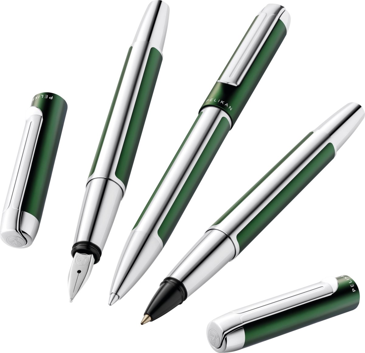 Pelikan Pura Fyldepen, F, deep green