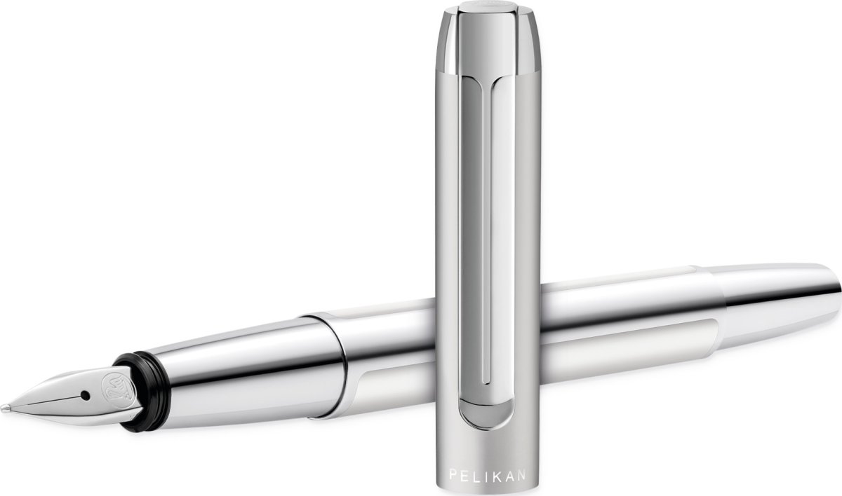 Pelikan Pura Fyldepen, F, silver