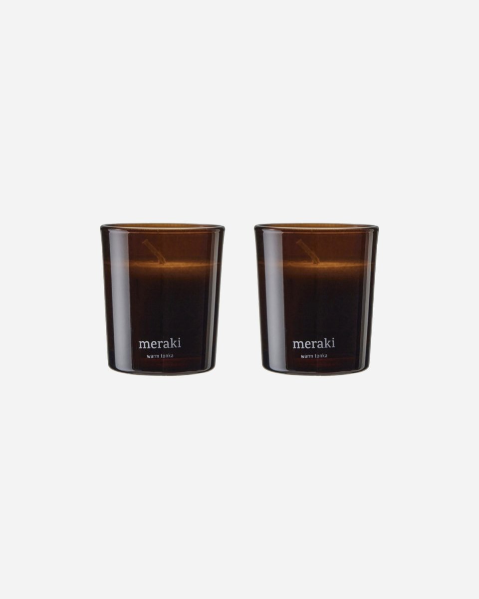 Meraki Duftlys, Warm tonka, 2stk