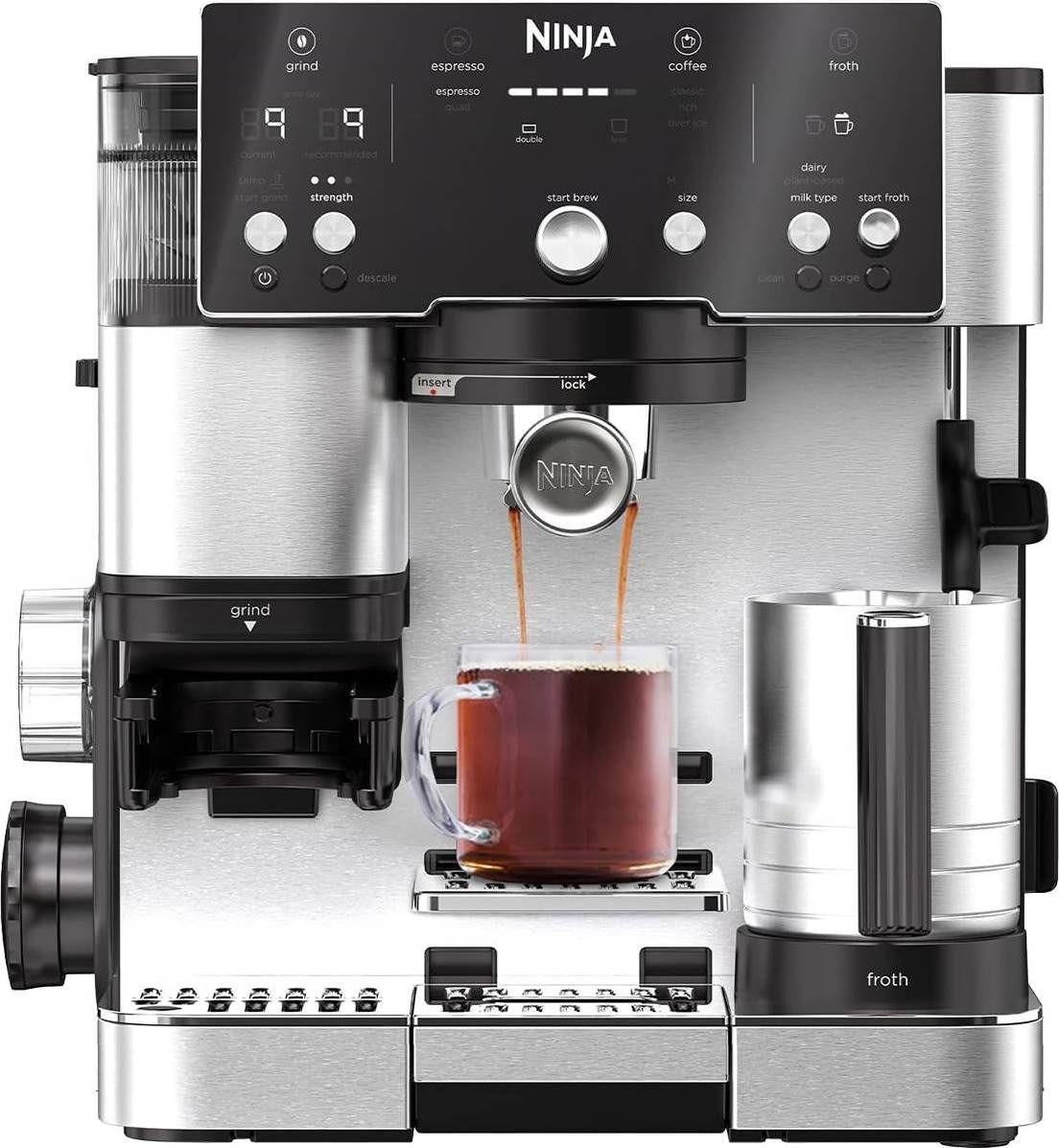 Ninja Luxe Cafe Essential espressomaskine, sølv
