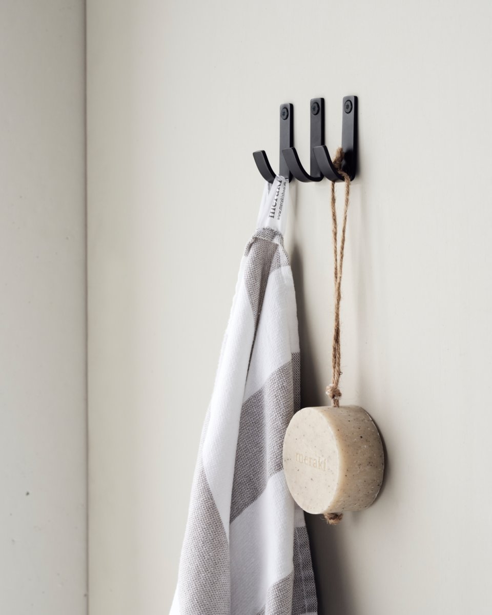 Meraki Knage, 3stk, børstet sortfinish