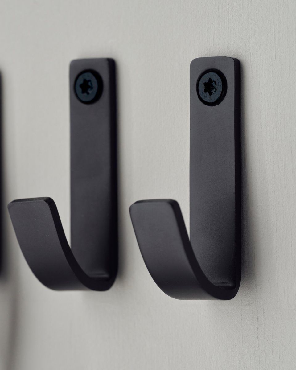 Meraki Knage, 3stk, børstet sortfinish