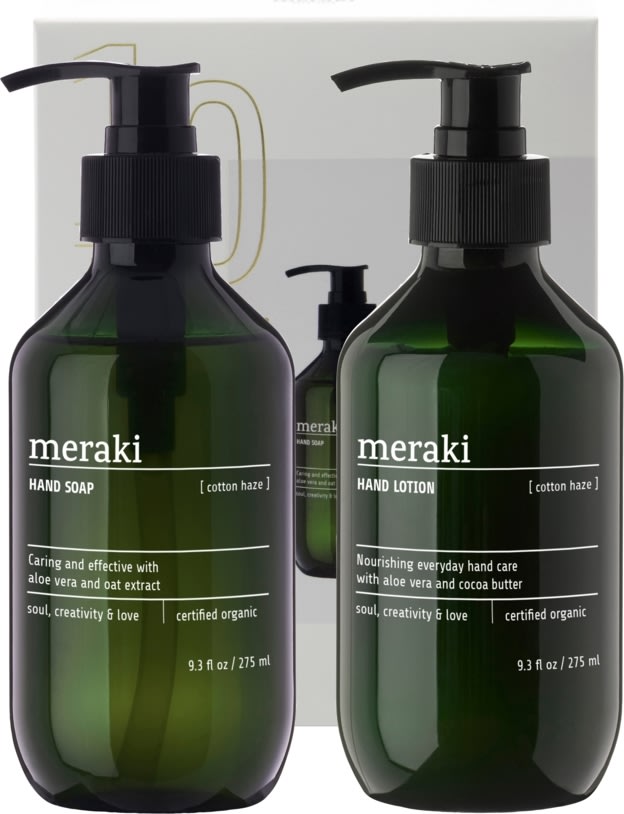 Meraki Gaveæske, hånd sæbe & lotion, cotton haze