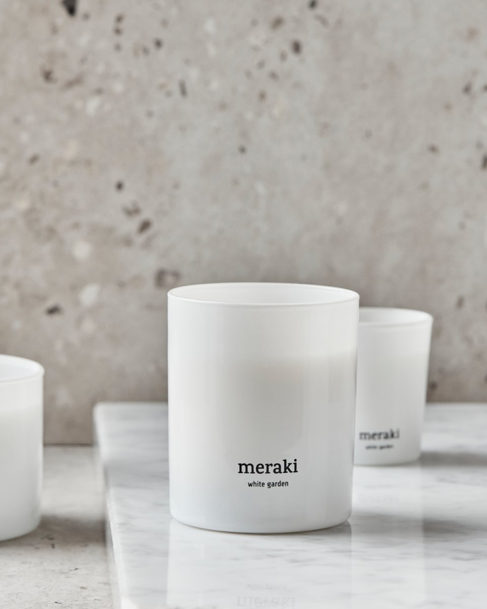 Meraki Duftlys, White garden, stor