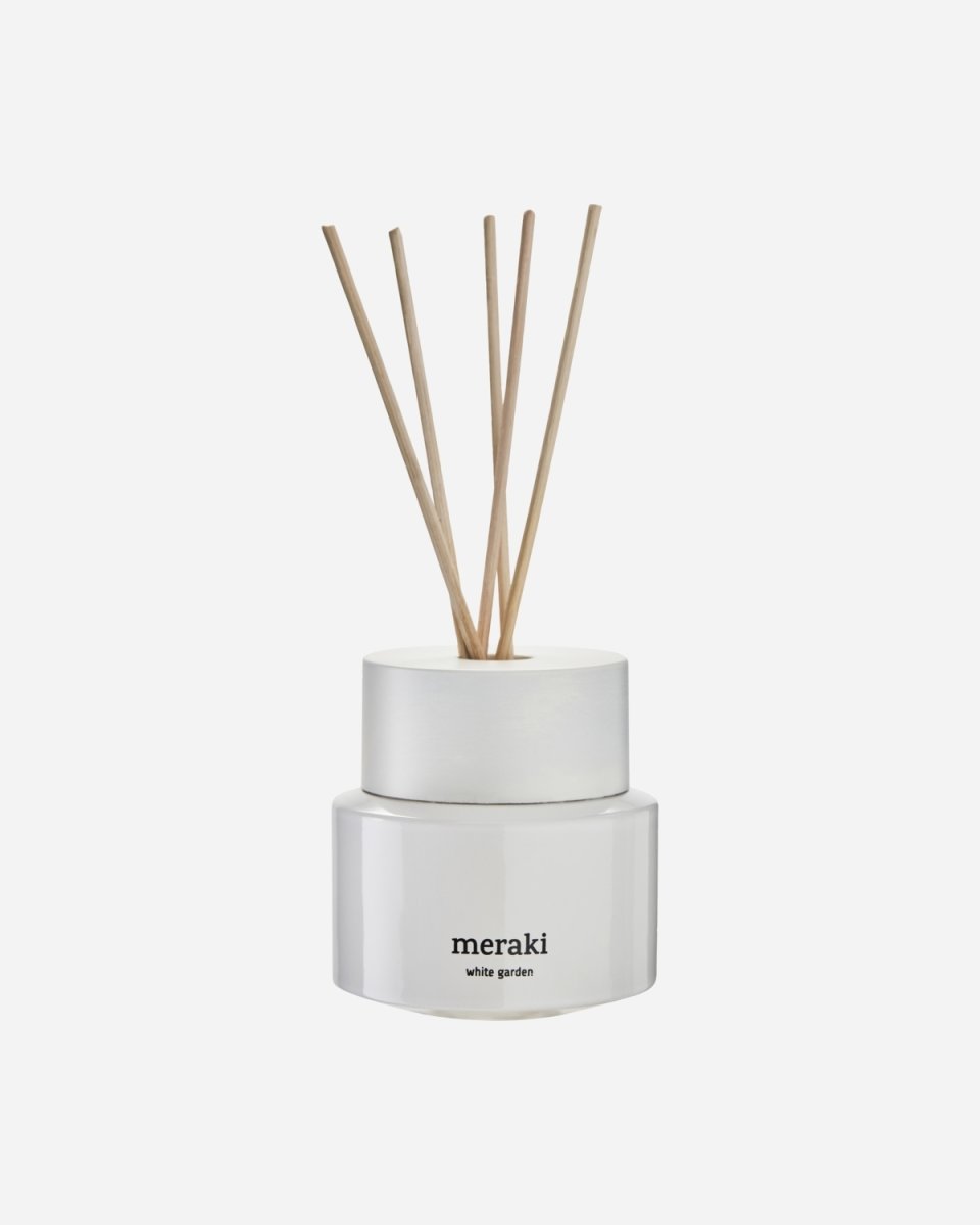 Meraki Duftfrisker m. pinde, White garden
