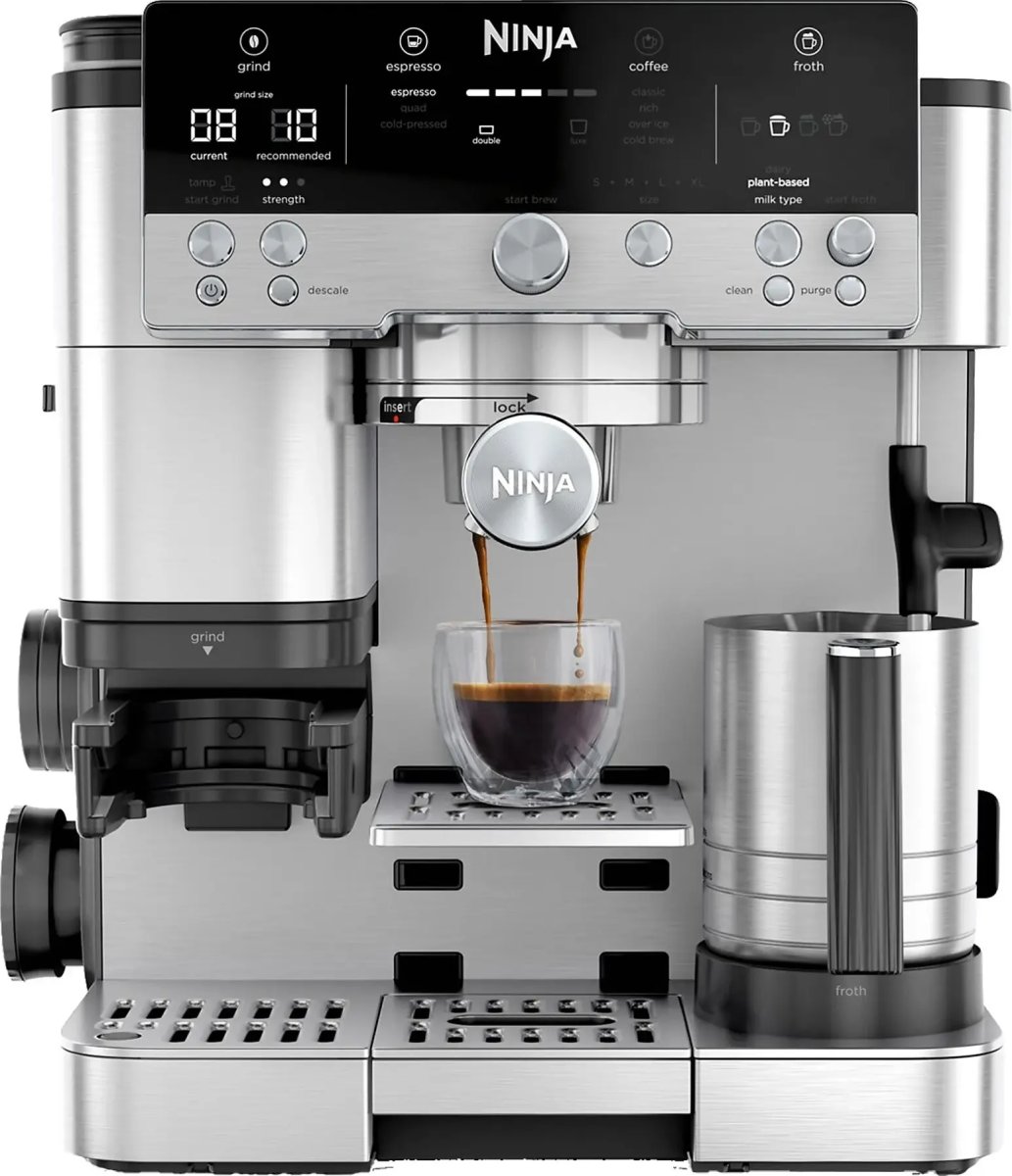 Ninja Luxe Café Premier espressomaskine, sølv
