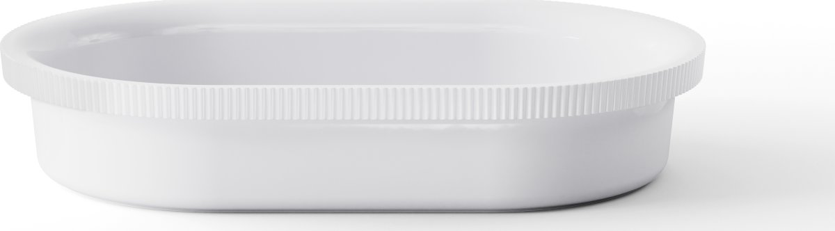Georg Jensen Bernadotte Ovalt Ovnfast Fad 31,6cm