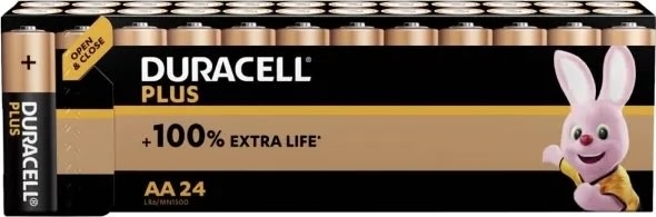 Duracell Plus Power AA-batteri, 24 stk