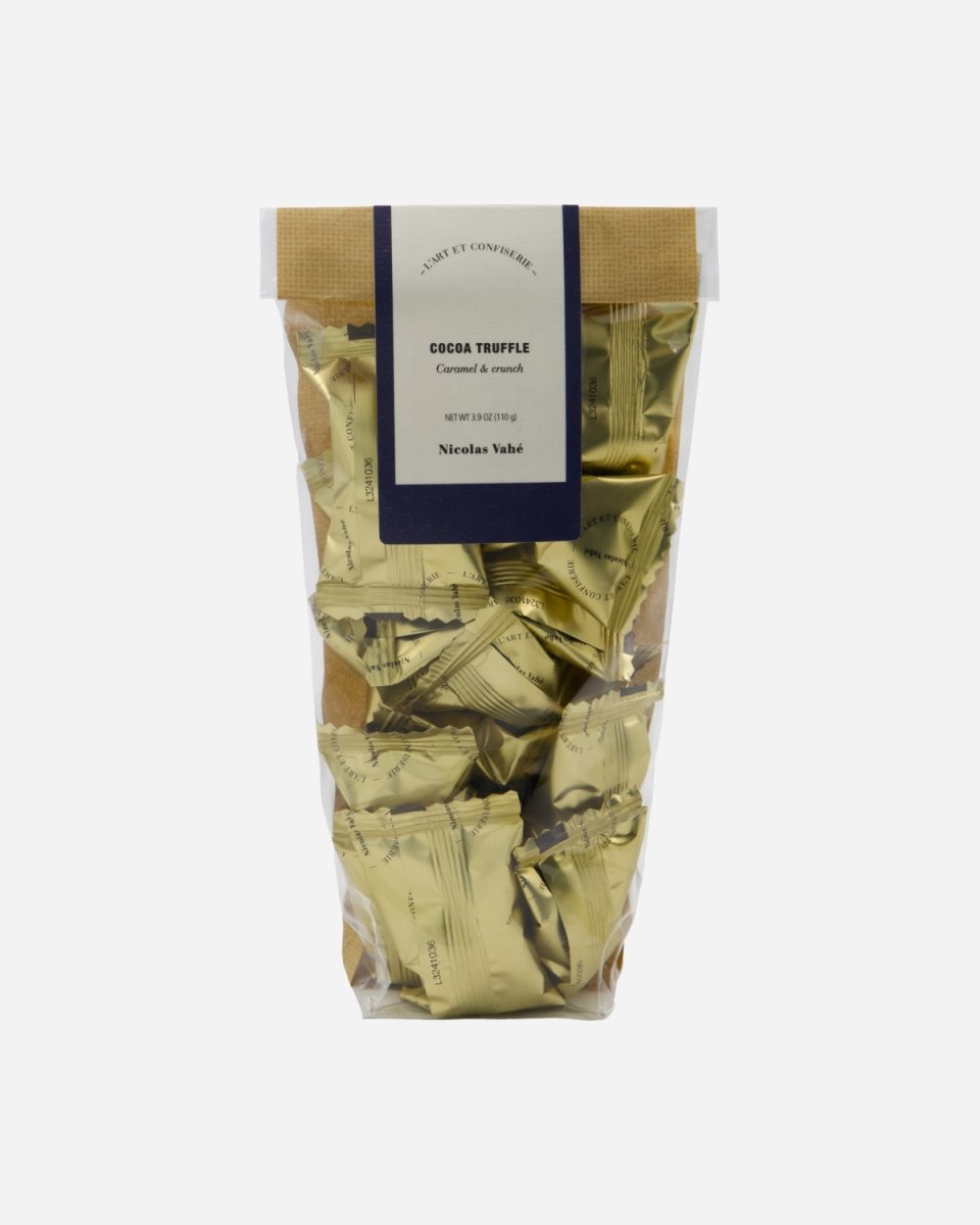 Nicolas Vahé Kakaotrøffel, karamel, knas, 110g