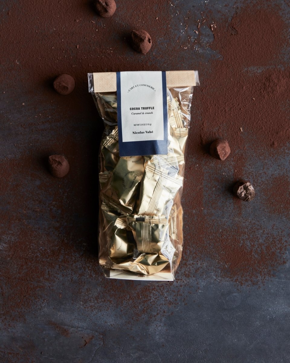 Nicolas Vahé Kakaotrøffel, karamel, knas, 110g