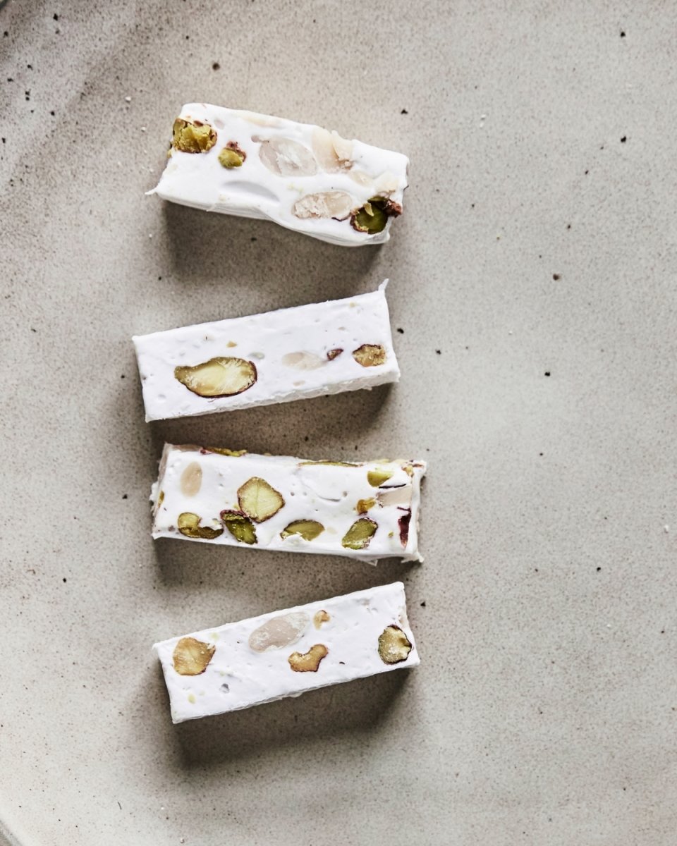 Nicolas Vahé Nougat, mandler & pistacien, 150g