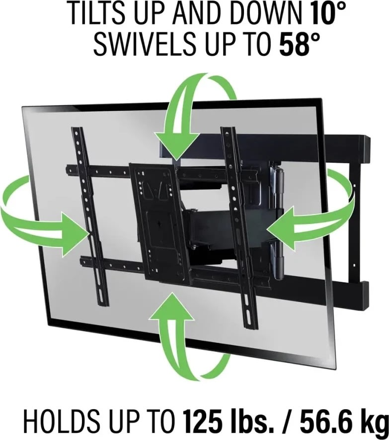 Sanus TV-ophæng Max Vesa 600x450 Full Motion, sort