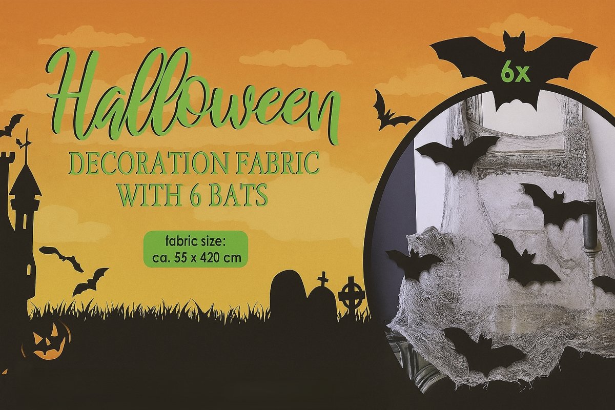 DECORATION FABRIC NET, SIZE: 55X420CM