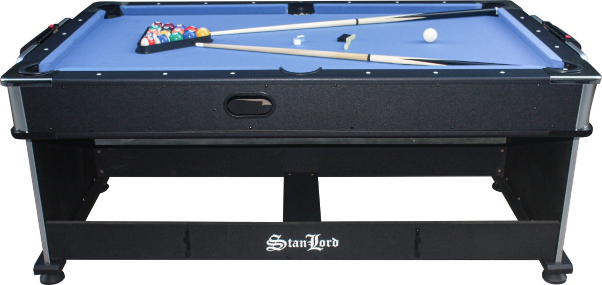 Stanlord 3-i-1 bord, Lucca 6 fods, sort