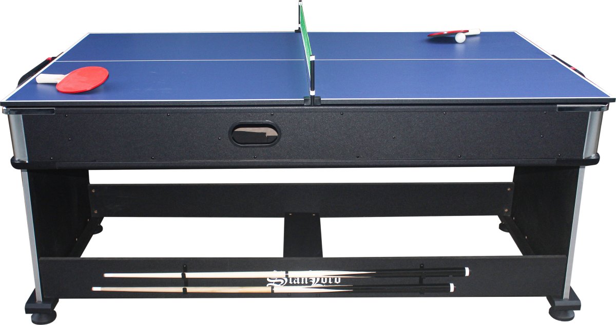 Stanlord 3-i-1 bord, Lucca 6 fods, sort