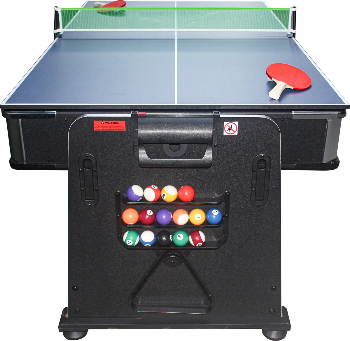Stanlord 3-i-1 bord, Lucca 6 fods, sort