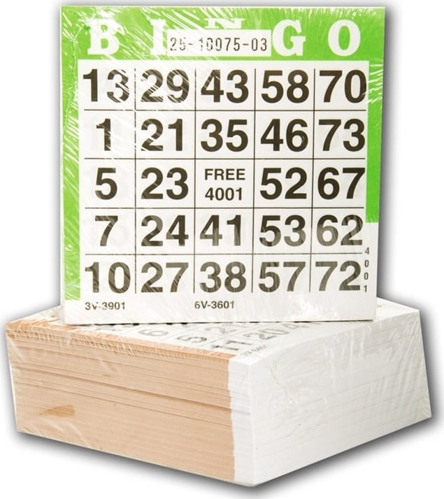 Bingo Plader 0-90, 500 stk.