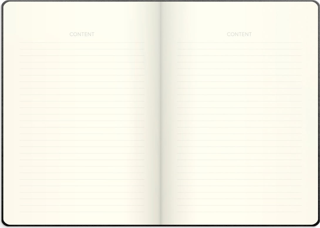 Burde DotNotes Notesbog | A5 | Sort