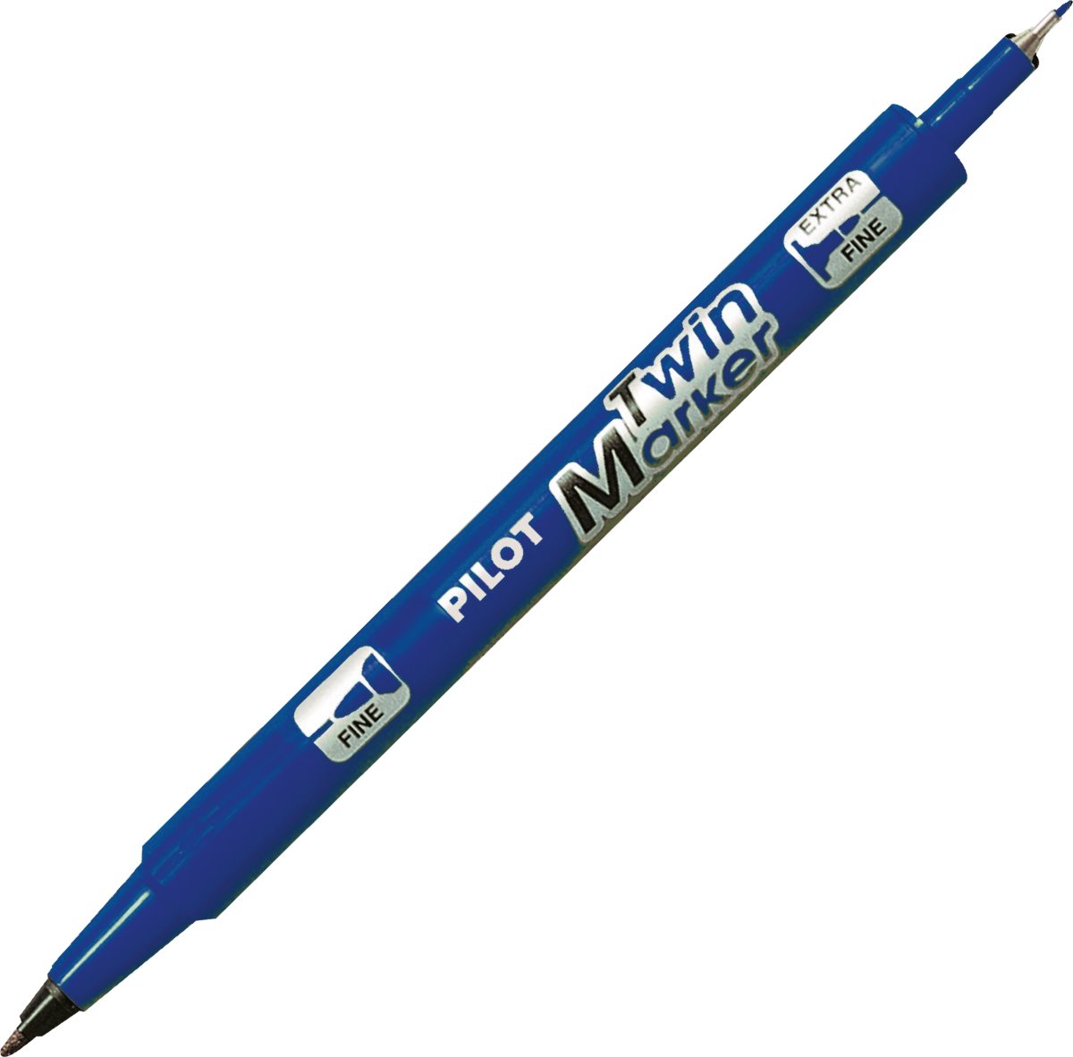 Pilot Twin Marker | Blå
