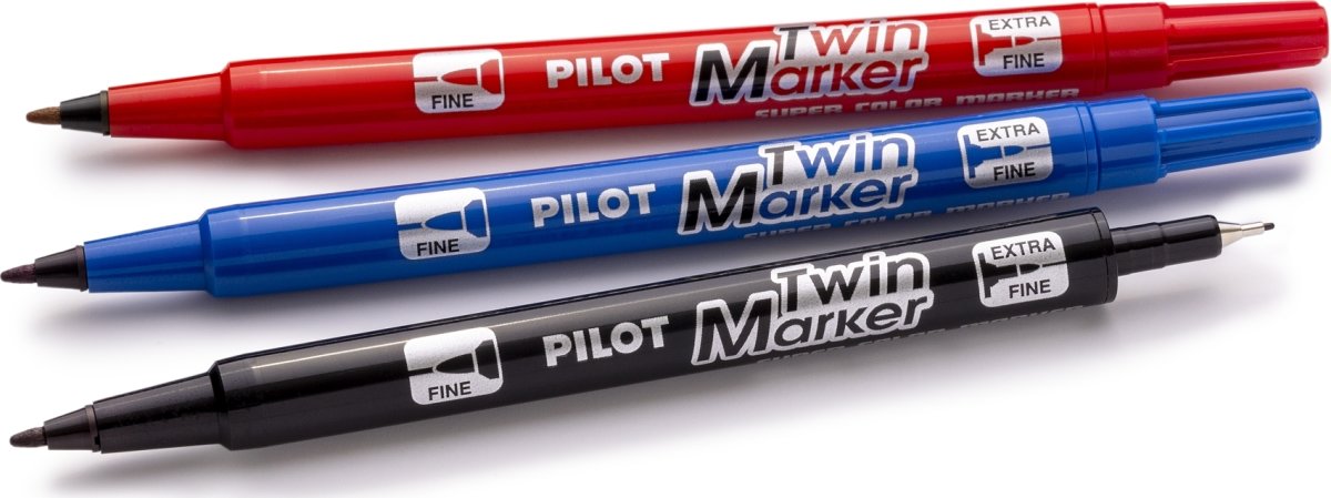 Pilot Twin Marker | Blå