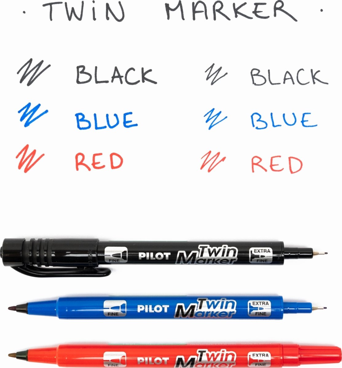 Pilot Twin Marker | Blå