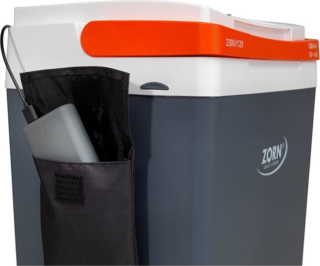 Zorn elektrisk køleboks, 25L, 12/230v og USB