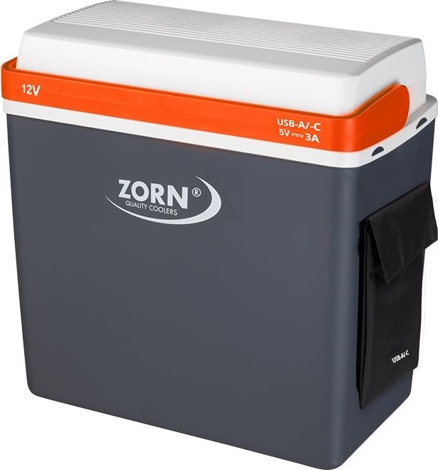 Zorn 12V elektrisk køleboks med USB A+C, 21L