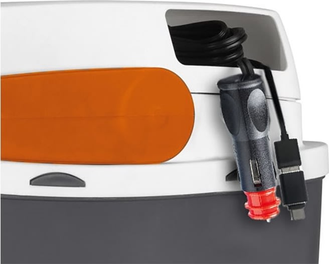 Zorn 12V elektrisk køleboks med USB A+C, 21L