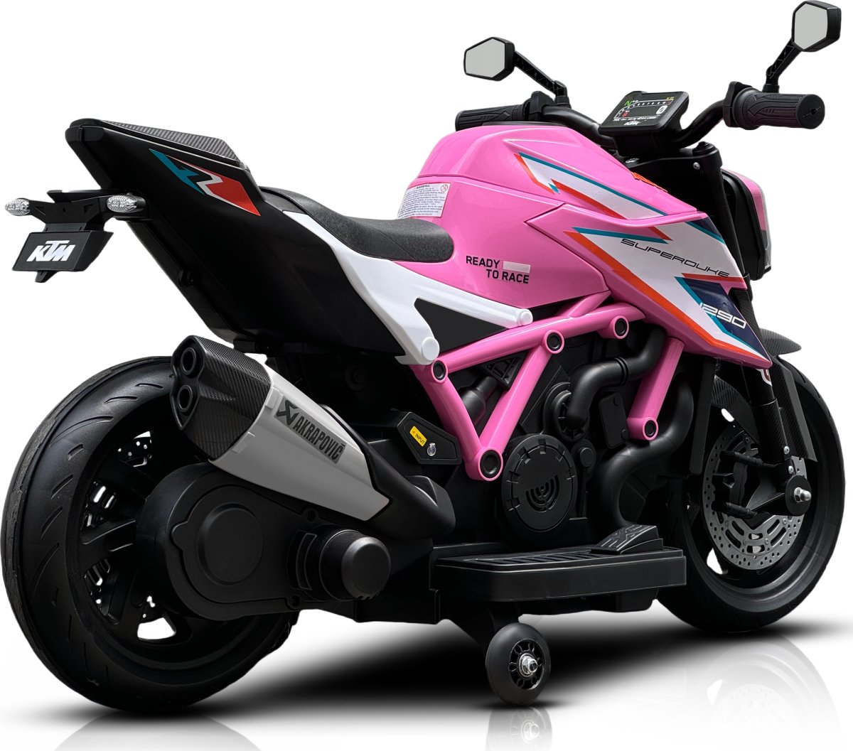 Elbil KTM X12 motorcykel til børn, 2x12V, pink