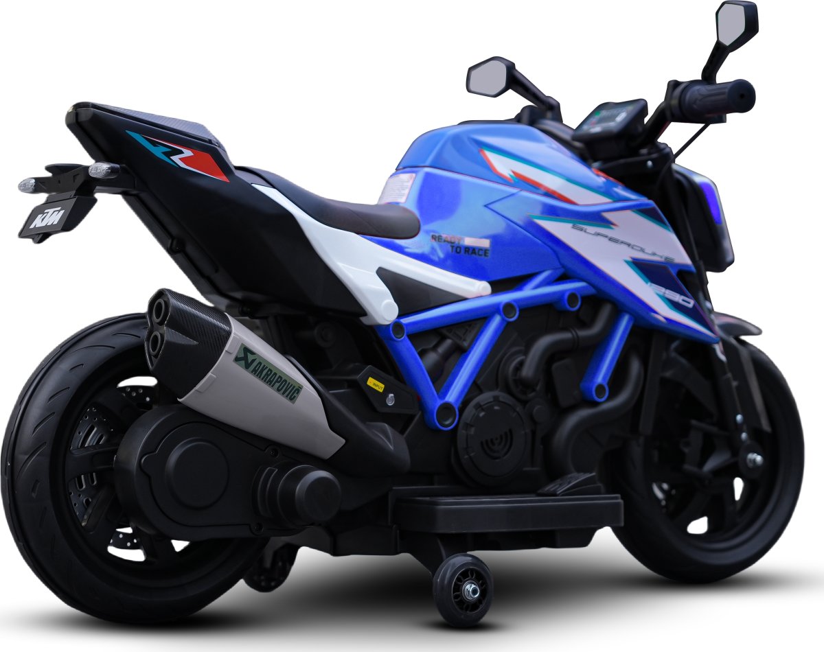 Elbil KTM X12 motorcykel til børn, 2x12V, blå