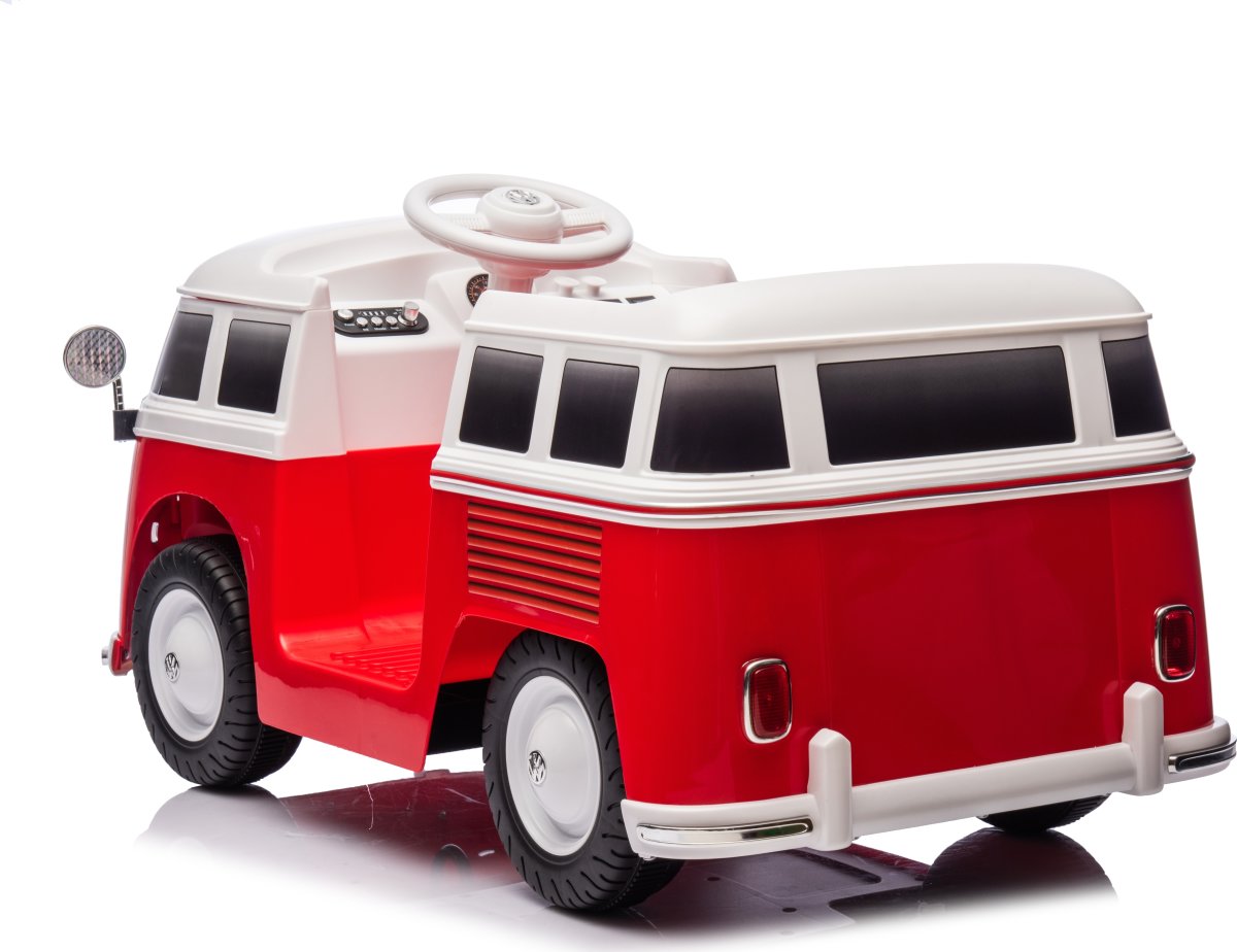 Elbil VW T1 børnebil, 12V, rød