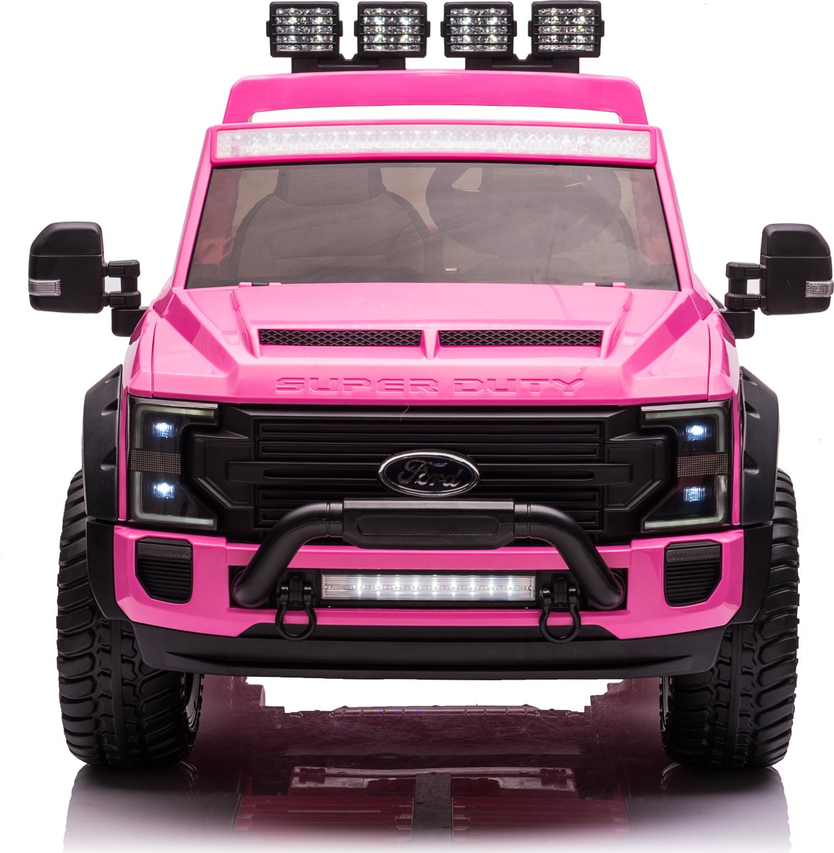 Elbil Ford Duty F450 børnebil, 4x24V, Pink