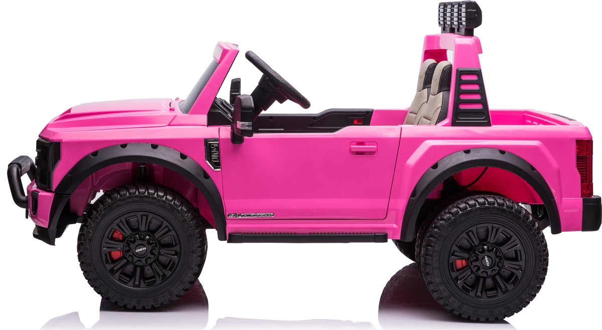 Elbil Ford Duty F450 børnebil, 4x24V, Pink