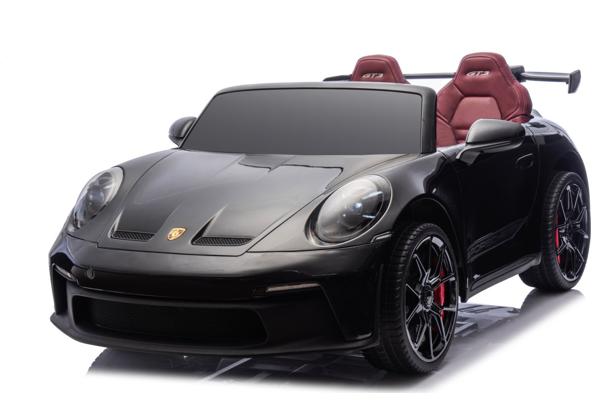 Elbil Porsche Spyder 911 GT3 børnebil, sort