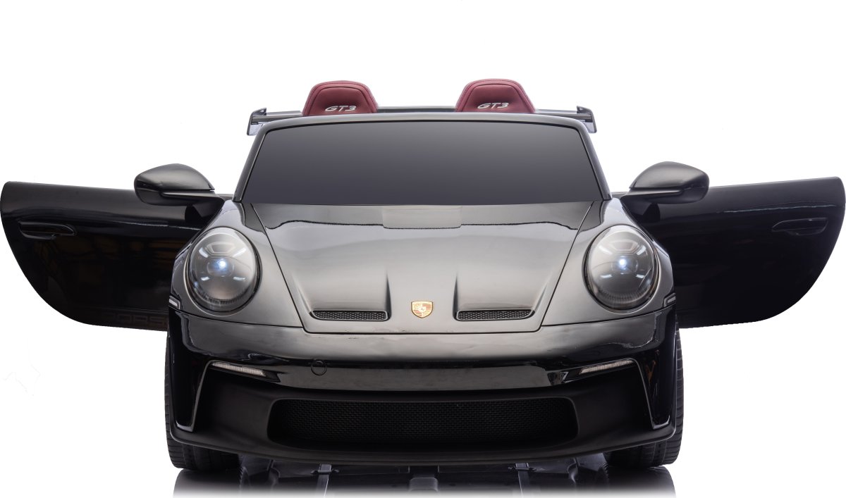 Elbil Porsche Spyder 911 GT3 børnebil, sort