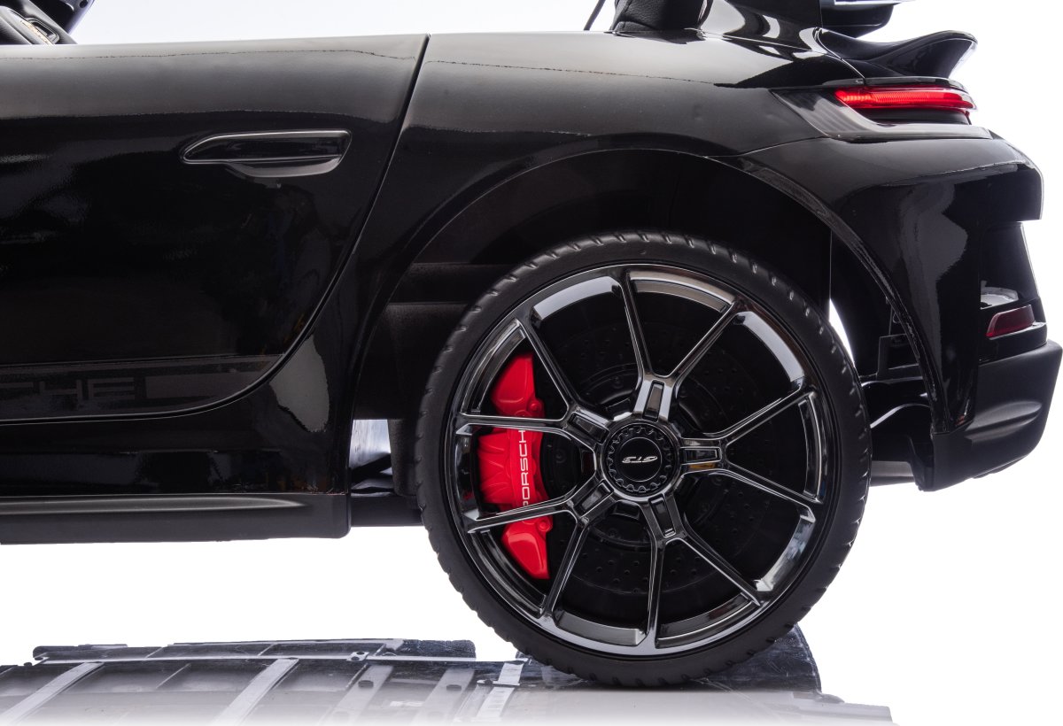 Elbil Porsche Spyder 911 GT3 børnebil, sort