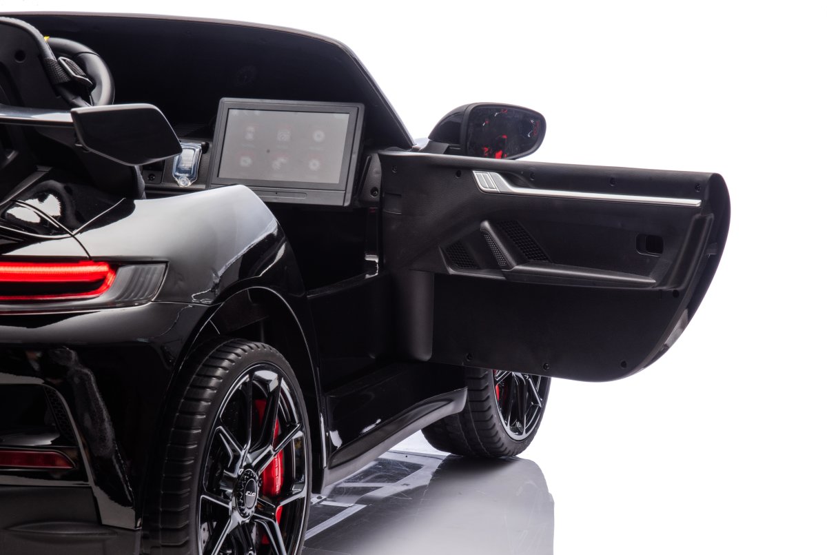 Elbil Porsche Spyder 911 GT3 børnebil, sort