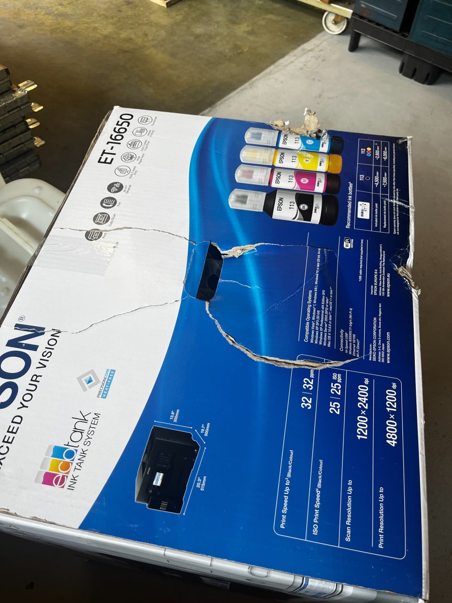 DEMO Epson EcoTank ET-16650 multifunktionsprinter