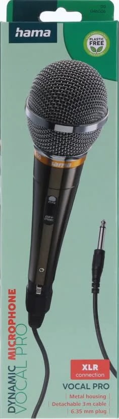 Hama Mikrofon Vocal Pro Dynamisk Mono