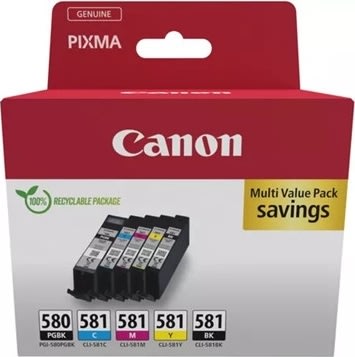 Canon PGI-580/CLI-581 blækpatroner, multipack