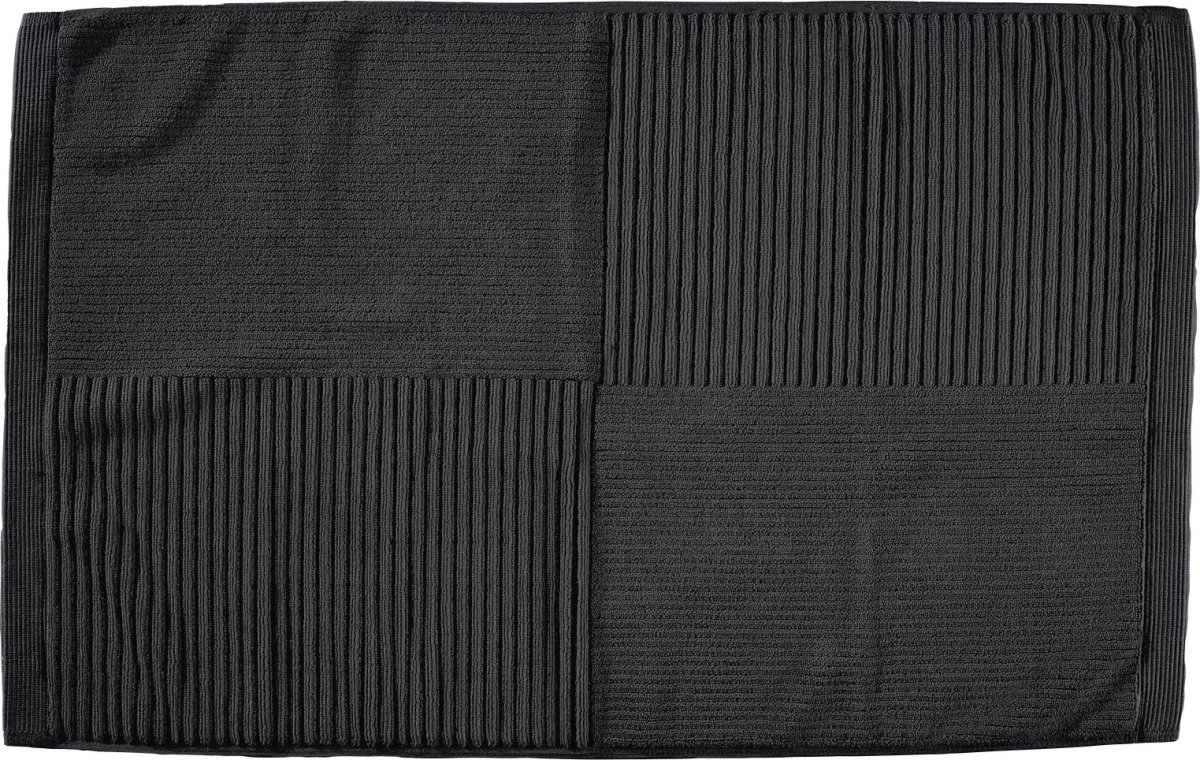 Zone Classic Bademåtte, 80 x 50 cm, sort