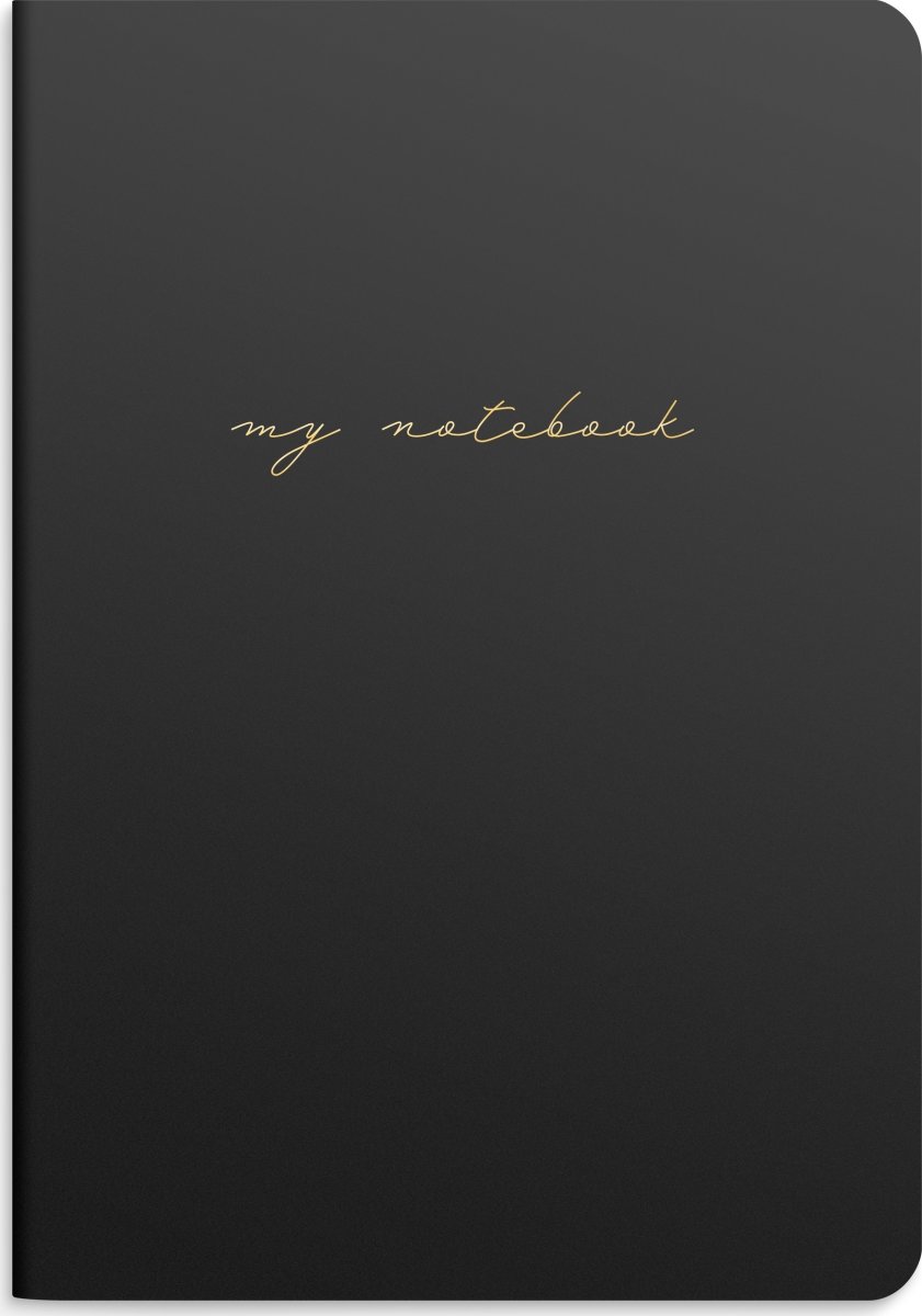 Burde Noteshæfte, 14x21 cm, 2-pk, lilac & black