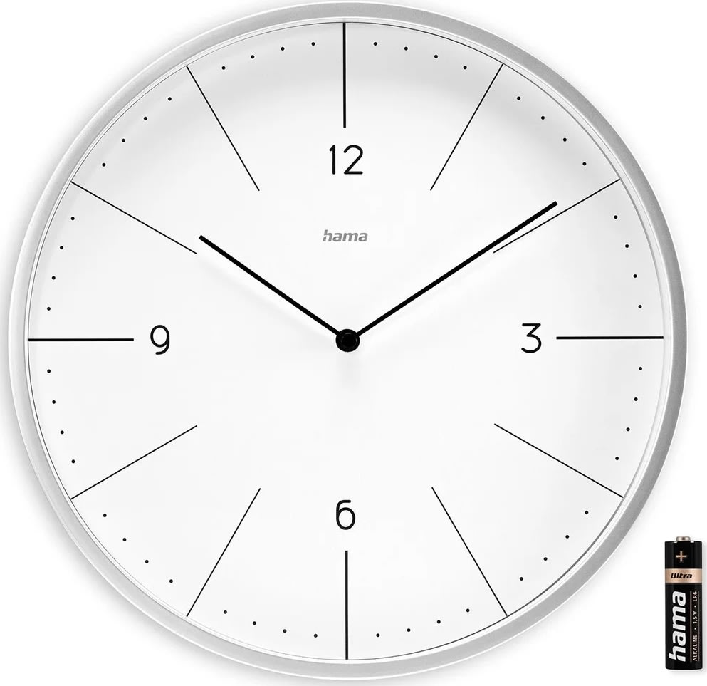 Hama Vægur "Sardinia" Diameter 30cm, Grå