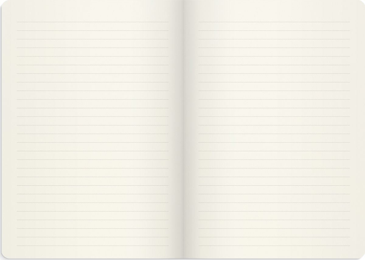 Burde Deluxe Notesbog, A5, linjeret, butterfly