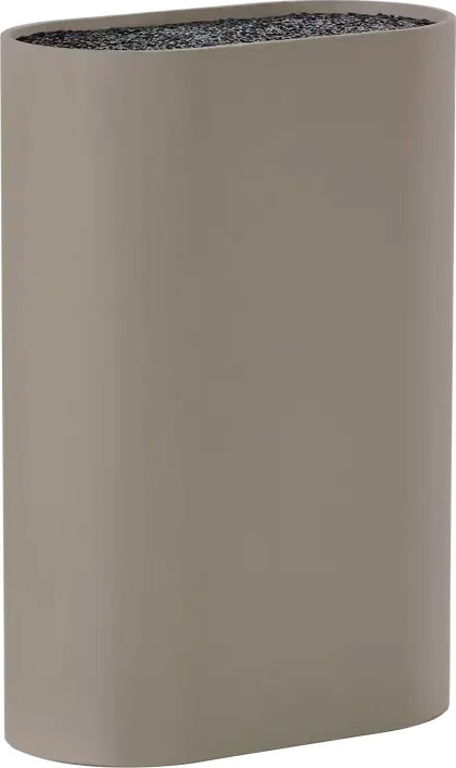 Zone Singles Knivblok, 17 x 9 x 24cm, taupe
