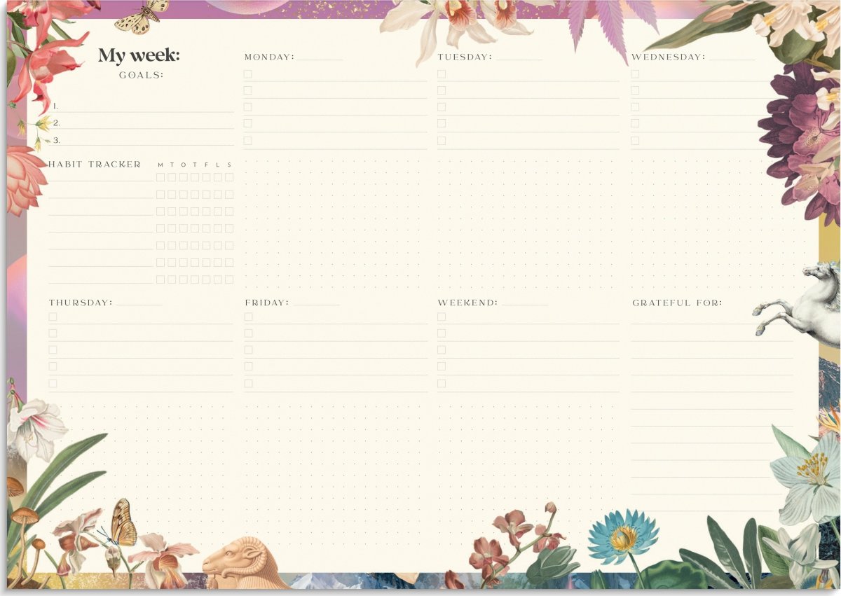 Burde Weekly Planner Fantasy