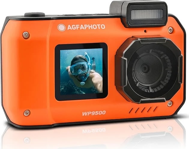 Agfaphoto Digitalt Kamera WP9500 Fuld HD, orange